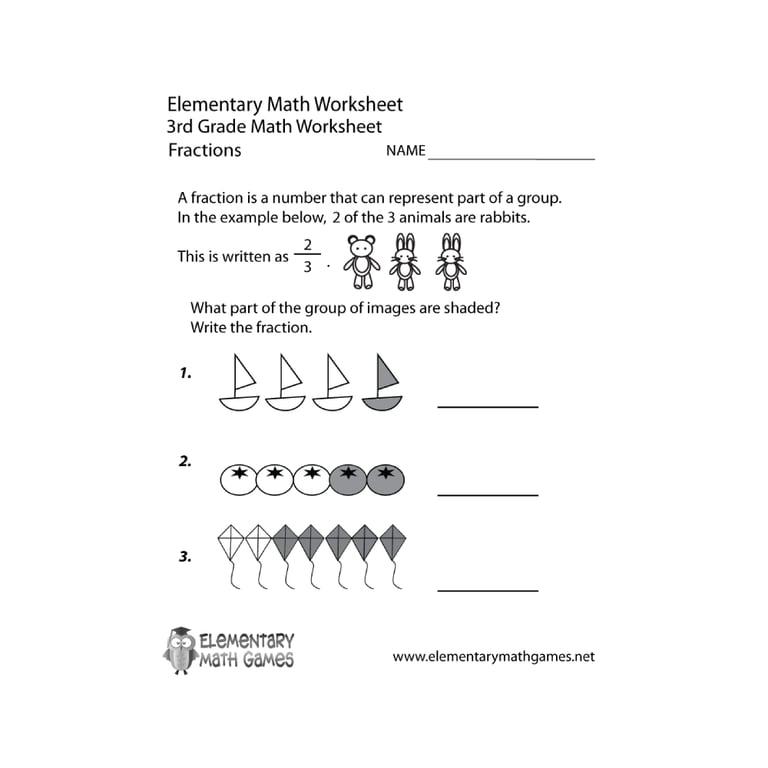 Basisonderwijs Werkblad | Derde Graad Breuken Werkblad