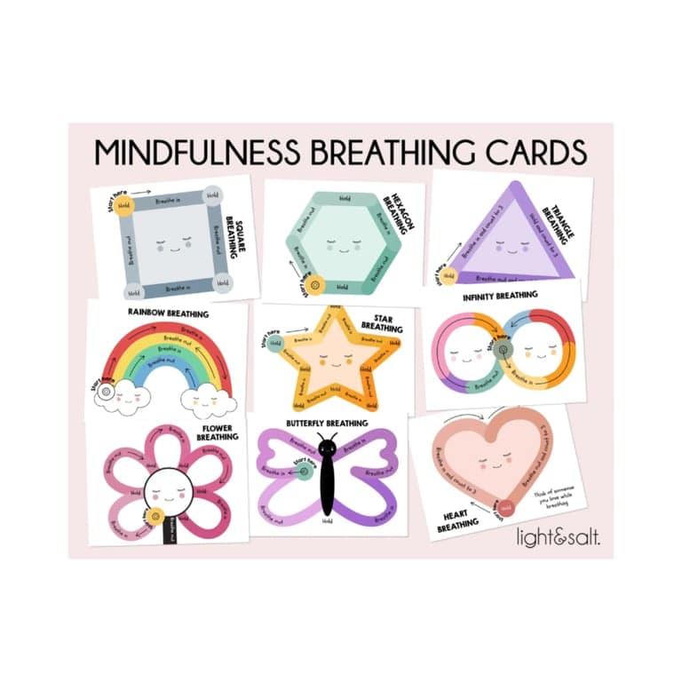 Basisonderwijs Materiaal | Mindfulness Ademhalingsoefeningen-Activiteiten voor Kinderen