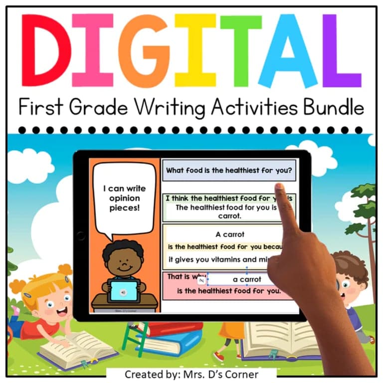 Basisonderwijs Lespakket | Digitale Activiteitenbundel voor Schrijfvaardigheid in de Eerste Klas