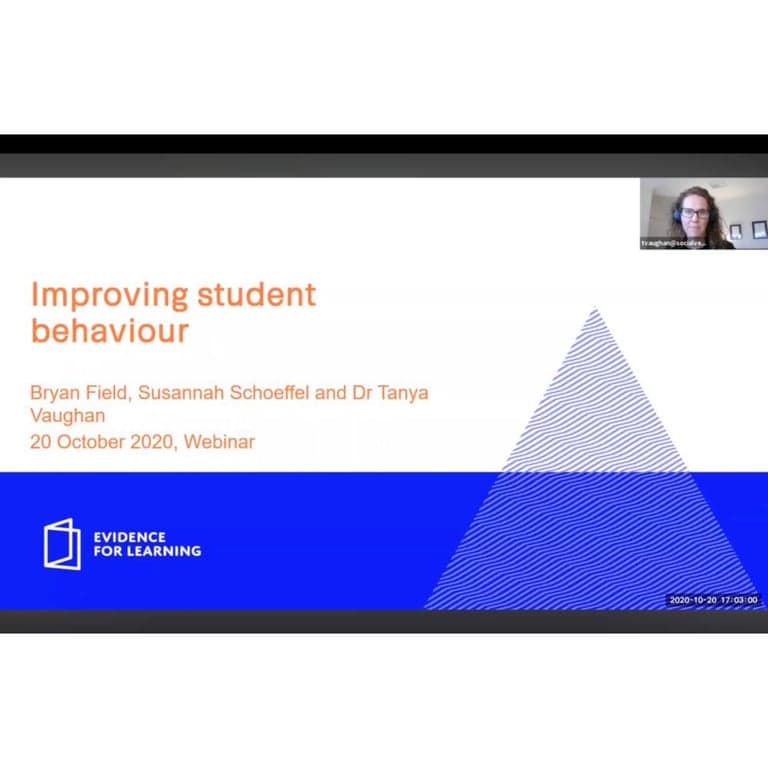 Basisonderwijs Webinar | Gedrag van Leerlingen Verbeteren