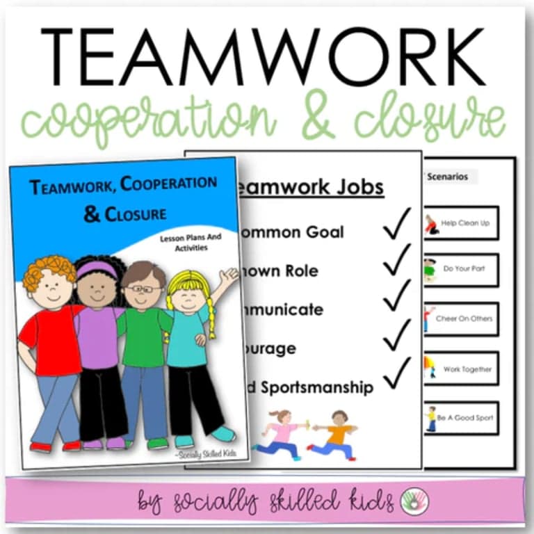 Basisonderwijs Lespakket | Teamwerk, Samenwerking en Afsluiting voor K-5e