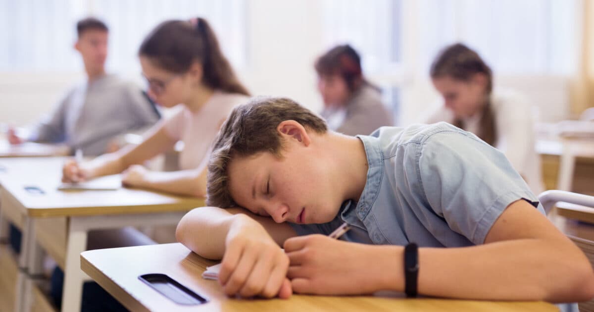 Aandacht op school voor een gezond slaappatroon