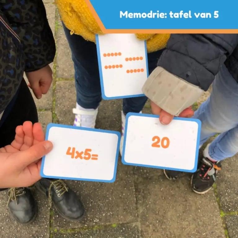 Basisonderwijs Spel | Memodrie: Tafeltjes Oefenen Combi-Deal Tafels 1/tm 10