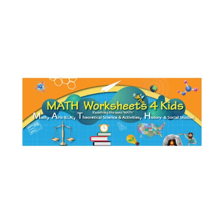 Basisonderwijs Abonnement | Math Worksheets 4 Kids: Volledige Toegang tot Werkbladen voor Wiskunde, Engelse Taalvaardigheid en Meer (Engelstalig)