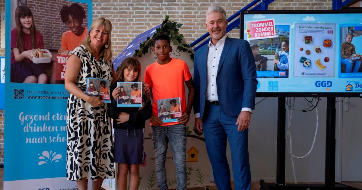 Een trommel zonder rommel voor leerlingen van de Don Boscoschool