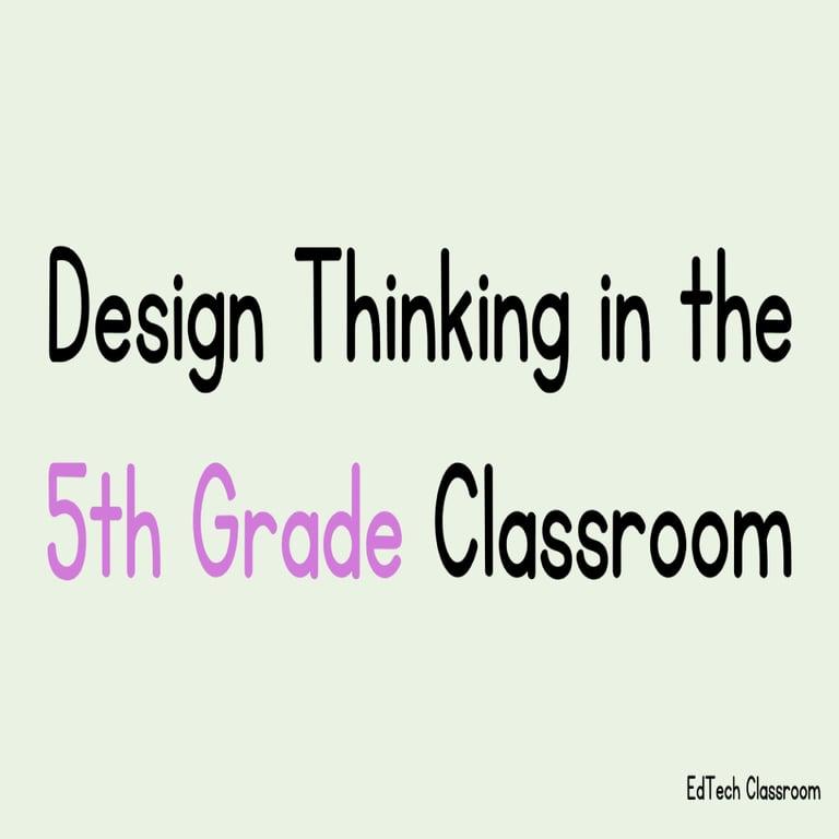 Basisonderwijs Blog | Design Thinking in de 5e Klas