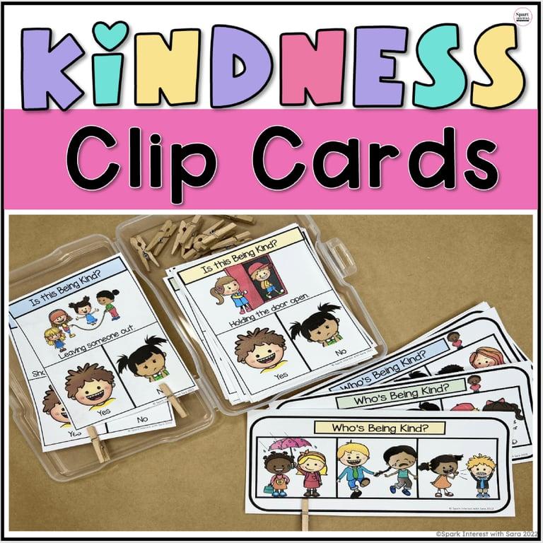 Basisonderwijs Materiaal | Vriendelijkheid Clip Kaarten