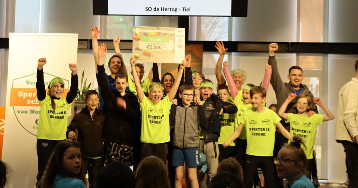 SO de Hertog uit Tiel Sportiefste SO-school van Nederland 2022