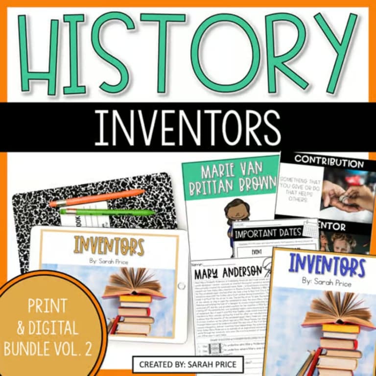 Basisonderwijs Lespakket | Historische Figuren Biografieën Activiteiten en Geschiedenis Werkbladen